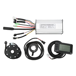 BuyWeek Kit de Controlador de Motor de Bicicleta eléctrica, Bicicleta eléctrica 22A Controlador de Onda Cuadrada LCD7U Kit de conversión de Panel de P precio