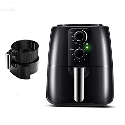 TKTTBD Freidora de Aire 5,5 l, freidora eléctrica Inteligente sin Aceite para el hogar, freidora de Aire Inteligente sin Aceite con Control de Tempera