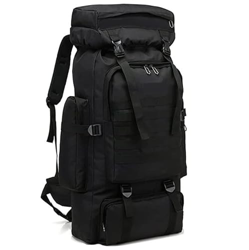 ded Mochila de Senderismo para Viajes Montañismo Escalada Camping Trekking 80L Hombres Mujeres macuto Impermeable Negro en oferta