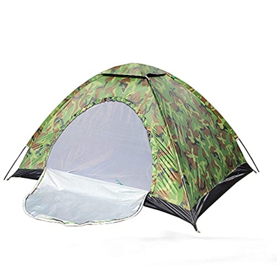 QHYTL Verano Protección UV Deportes Sombrilla Camping Pesca Toldo Carpa, Compacto Portátil 1-2 Personas Camuflaje Carpa Familiar, Adecuado para Playa,