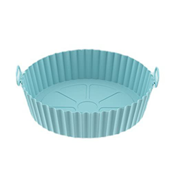 Freidora de aire Bandeja de silicona para hornear reutilizables antiadherentes Esteras de freidora de aire Accesorios para horno Cesta de freidora de  características