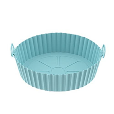 Freidora de aire Bandeja de silicona para hornear reutilizables antiadherentes Esteras de freidora de aire Accesorios para horno Cesta de freidora de 