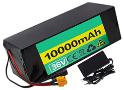 stdpcxz Batería Iones Litio 36V 10000Mah Ebike Paquete Baterías 10Ah para Motor 200W 350W 500W 750W para Scooter Eléctrico Motocicletas Eléctricas Tri en oferta