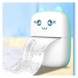 WDBBY Impresión térmica portátil Papicle de papel Pocket de bolsillo Cat Termal Impresión de impresión inalámbrica Bluetooth Bluetooth for niño (Color precio