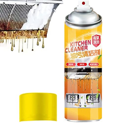 XXinD Kitchen Cleaner Foam Spray - Kitchen Stove Top Cleaner Bubble Cleaner Spray - All Purpose Kitchen Cleaner Spray for Cook Pot, BBQ Grill, Cooker 