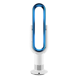 Bladeless Fan Air Filter Bladeless Tower Fan 2 in 1 to Supply Comfortable Air for Home/Office/Living Room Black (Blue) en oferta