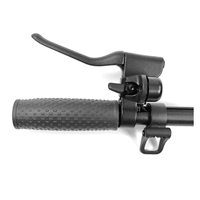 SSIJK 2 en 1 Palanca de manija de Freno de Scooter eléctrico con Anillo de aleación de Aluminio Apto for Accesorios de Scooter (Color : Black)