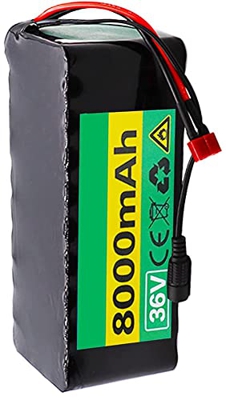 stdpcxz 8000Mah Batería Bicicleta Eléctrica 36V 8Ah Batería De Iones De Litio, Placa De Protección BMS, Bicicleta Eléctrica Adecuada para 200W 250W 35
