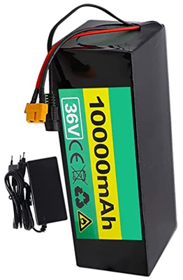 stdpcxz Bateria para Bicicleta Electrica 36V 10Ah Bateria para Kit Bici Electrica Compatible con Motores De 200W 250W 350W 500W 750W con Cargador + BM