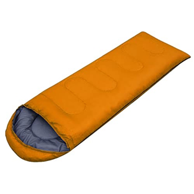 Generic Saco De Dormir De Tela De Poliéster Cálido Y Transpirable para Exteriores para Oficina Almuerzo Descanso Camping (Color : Orange, Size : 210x7