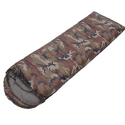 Bolsa de Dormir Adulto Invierno Cálido Camuflaje con Capucha Ocio al Aire Libre Camping Almuerzo Break Bolsas a Prueba de Viento zhengqiang (Color : G