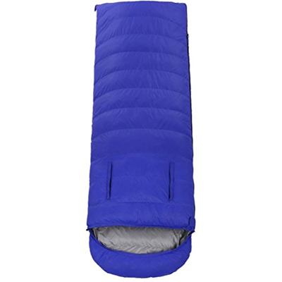 Jrechio Bolso de Dormir de la Mano de la Mano hacia Abajo for Adultos al Aire Libre Mantener el Equipo cálido DURTULAR 1000G-2500G paño de Nylon Azul 