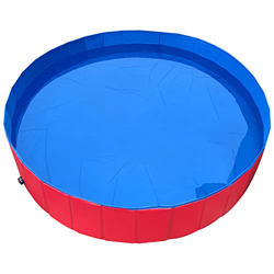 Piscina Plegable para Perros, Piscina Plegable para Mascotas Piscinas de Bolas para niños Piscina Infantil Diseño Antideslizante. para Perros Grandes  en oferta