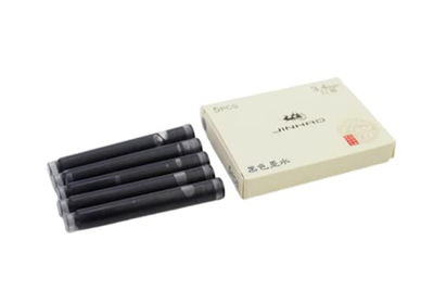 10 unidades de alta calidad para pluma estilográfica, color negro y azul, estándar 0. 5 cm portátil para oficina, escuela, escritura, cartucho de tint
