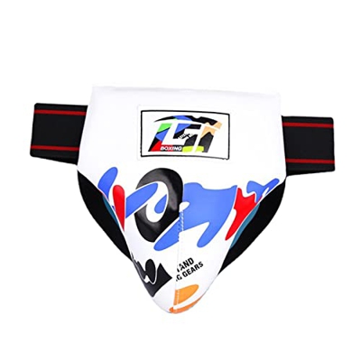 chiwanji Protector de Ingle para niños Protector de Entrenamiento Soporte de Ingle Transpirable para Kickboxing MMA Fighting Taekwondo, M Altura 1,3 m