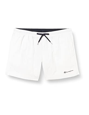 Champion Beachshorts Small Logo, Bañador para hombre, para Hombre, Bianco, L