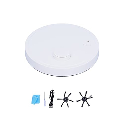 Robot Barredora, 3 en 1, Barredora Inteligente, Barredora Automática, Aspiradora, Robot Limpiador, Carga USB para Uso Doméstico