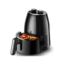 Jrechio Freidora de Aire multifunción Freidora eléctrica Freidora de Alta Velocidad Circulación de Aire Caliente Horno de Cocina Baja en Grasa Pan sun en oferta