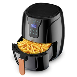 4.5L Freidora de Aire Multifuncional de Gran Capacidad de 4.5L LCD Touch Electric Air Oil Free Sin Walkess Asado Horno Cocina de Cocina sunyangde en oferta