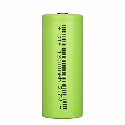 ALCR Batería de Iones de Litio de 3,7v 12000mah 26650, Recargable para Herramientas eléctricas de Linterna, reemplazo de Tableta, portátil,vehículo, g
