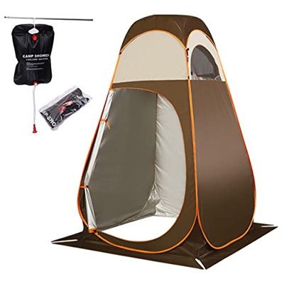 scosao Tienda De Campaña Ducha Pop Up Camping Tienda de Privacida para Baño Vestuario Cambiador Inodoro Exterior Carpa, Impermeable Anti-UV, con Bolsa