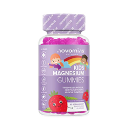 Novomins Gominolas de Magnesio para Niños – Vegano – Suplementos Masticables de Magnesio – Vitaminas de Niños para un Mes – 455 mg de Citrato de Magne características