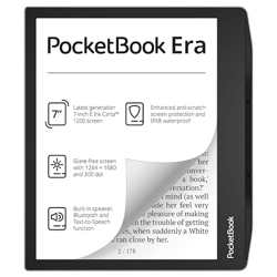 PocketBook Era - Lector de Libros electrónicos (16 GB de Memoria, 17,8 cm (7 Pulgadas), Pantalla táctil E-Ink Carta 1200, retroiluminación Smartlight, en oferta