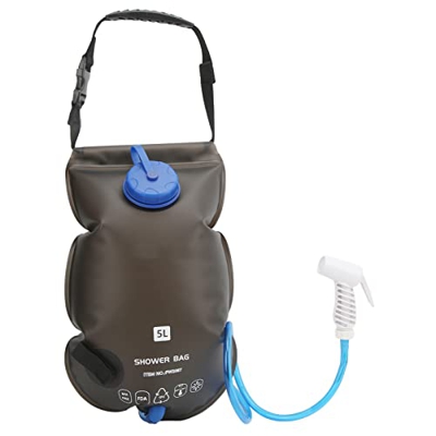 CUTULAMO Bolsa de Baño para Acampar, Bolsa de Ducha Portátil de Almacenamiento de Agua Potable con Cómodo sin Costuras de Alimenticio Material de TPU 