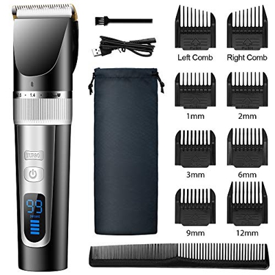 LaLuna Cortapelos Profesional Hombre Máquina de Cortar Pelo Cortador de Pelo Recargable,Barbero Electrico,Recortador de Barba Inalámbrico Y Precisión 