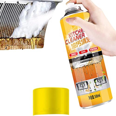 LYYL Kitchen Cleaner Foam Spray, Kitchen Stove Top Cleaner Bubble Cleaner Spray,Foaming Heavy Oil Spot Cleaner,All Purpose Kitchen Cleaner Spray for C