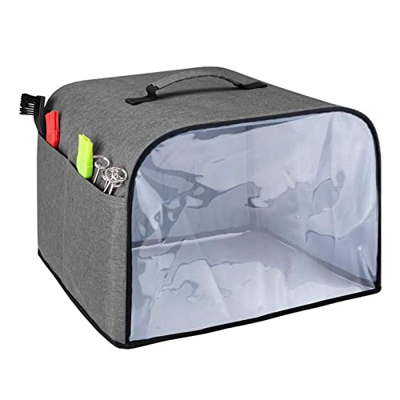 Ravcerol Funda para freidora de Aire - Funda Impermeable para freidora de Aire de Tela Oxford | Funda para freidora de Aire con 4 Bolsillos de Apertur