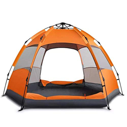 Carpa al Aire Libre, Carpa 3-5 Personas Carpa automática Impermeable Doble Capa Sombrilla Refugio contra la Lluvia Senderismo Camping en oferta
