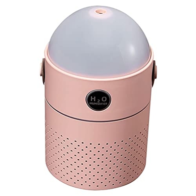 F Fityle Humidificador de escritorio hogar, difusor de 550ml, máquina de humidificación USB silenciosa para guardería, dormitorio, viaje, oficina, Ros