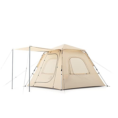 Tienda de campaña de Apertura rápida Totalmente automática para Exteriores, Tienda de una Sola Capa emergente para 3-4 Personas, Impermeable a Prueba 