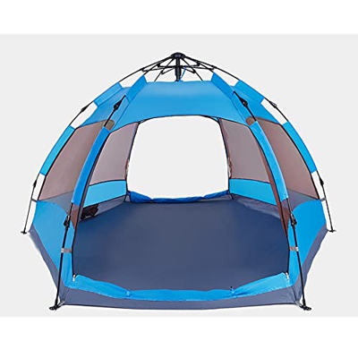 Tienda de Campaña, Carpa de Domo Automática Familiar para 5 Personas, Carpa de Mochilero con Protección Impermeable Plegable Fácil de Instalar, Mochil