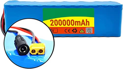 GZYHDC Batería de Iones de Litio de 48V 20AH, Scooter de Bicicleta eléctrica, con BMS y Cargador, para Bicicletas eléctricas 350W 500W Motor, XT60