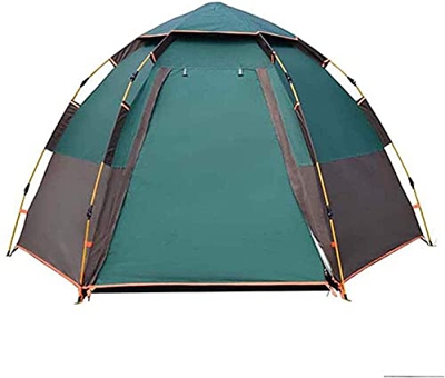 Tienda de campaña, configuración emergente para Acampar Hidráulico Engrosado a Prueba de Lluvia Adecuado para 5-8 Personas Camping Travel Color: Verde