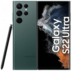 Galaxy S22 Ultra 5G – Teléfono móvil Libre, Factory Unlocked/SIM Free – SM-S908N – 256 GB, Smartphone Android, Verde (Versión Internacional Coreana) en oferta