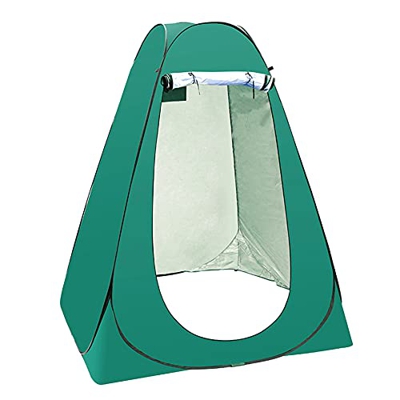 Tienda de campaña portátil para ducha de privacidad emergente al aire libre, tienda de baño para camping, tienda de playa impermeable a prueba de lluv
