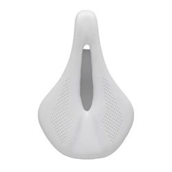 xinlinlin 2020 Nuevo PU+Carbon Fiber Saddle Road MTB Montaña Bicicleta Asiento for Bicicletas for Hombres Ciclos Cushion Trail Comfort Races Blanco Ro en oferta