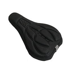 xinlinlin Bicicleta de montaña 3D Cubierta de Silla Gruesa Transpirable súper Suave Asiento de Bicicleta cojín Silicona Esponja Gel for Bicicleta Acce en oferta