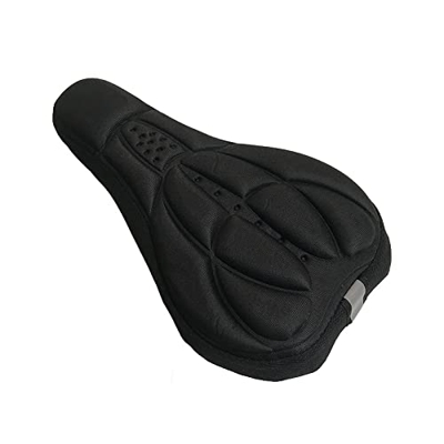 xinlinlin Bicicleta de montaña 3D Cubierta de Silla Gruesa Transpirable súper Suave Asiento de Bicicleta cojín Silicona Esponja Gel for Bicicleta Acce