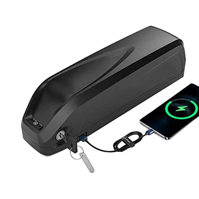 52V Ebike Batería Down Tube para Motor 200-1000 W Batería de Iones de Litio de Bicicleta eléctrica E-Bike Batería de Litio Reemplazada Batería con Car