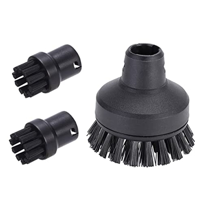 RONGXIN Shi ZX Apto for karcher Sc1 sc2 sc3 sc4 Cepillo Redondo Grande Limpieza de Cepillo Ajuste for Limpiador de Vapor Apego absoluto Shi ZX