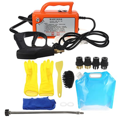 SONLED Limpiador de Vapor de Alta presión, máquina de Limpieza portátil de Alta Temperatura de 2800 W, Bombeo automático, para Cocina, baño, Muebles, 