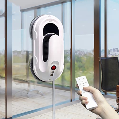 Robot de limpieza de ventanas, robot aspirador inteligente automático para limpieza de vidrios, 2700PA, herramientas de limpieza de ventanas fuertes p