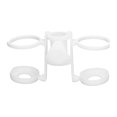 Atyhao Sombrilla de Playa, portavasos, Ligero, Duradero, plástico, Parasol, Colgante, Soporte para Bebidas, para Patio, sombrilla, Playa, Viaje, Blanc