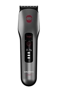 GRUNDIG ProClub MC 8030 - Cortapelos y barbas, color gris y negro