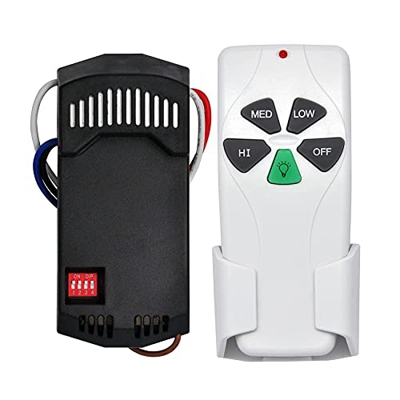 Ctzrzyt Ventilador de Techo Universal Regulable Kit de Control Remoto de Repuesto para Harbor Breeze Hampton Bay Hunter Honeywell