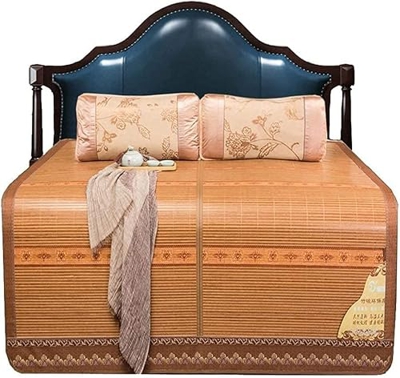Alfombras para dormir de verano Alfombra de cama de bambú Mat de sueño for dormir alfombrada alfombra de colmena de bambú plegable colchón de bambú de